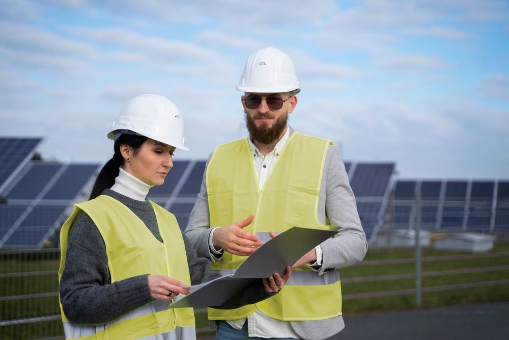 Solar consultation and rooftop planning session